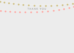 Bridal Shower Thank You Cards | FREE Printables