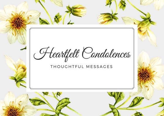 Condolence Messages | What to write in a sympathy card