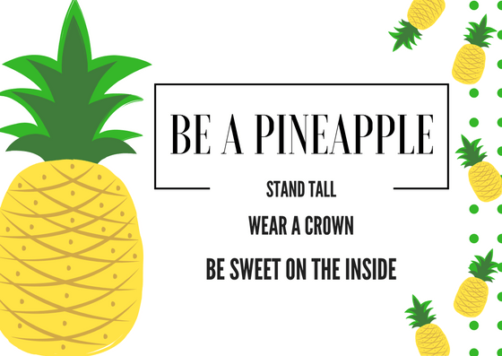 Be a Pineapple Graduation Card